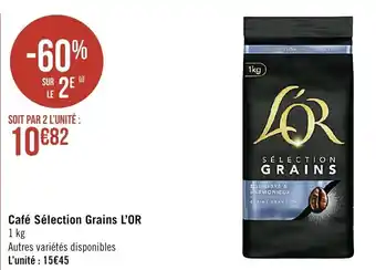 Spar Café sélection grains L'OR offre