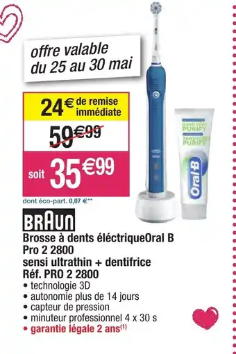 Migros Brosse à dents éléctriqueoral B offre