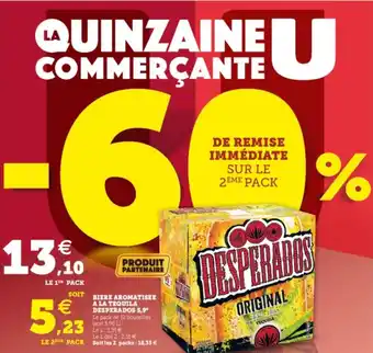 Super U Biere Aromatisee A La Tequila offre