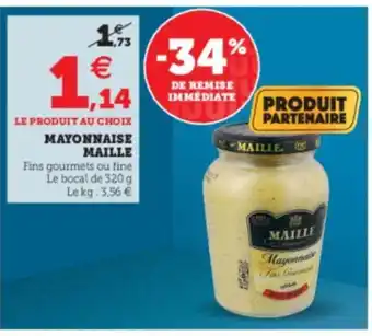 Super U Mayonnaise Maille offre