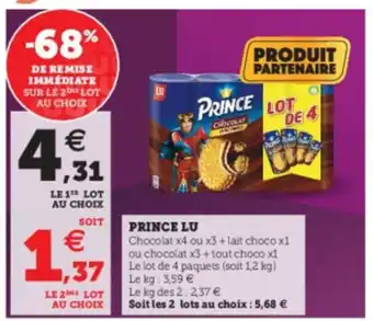 Super U Prince Lu offre