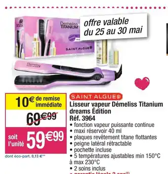 Lisseur vapeur dèmeliss titanium dreams