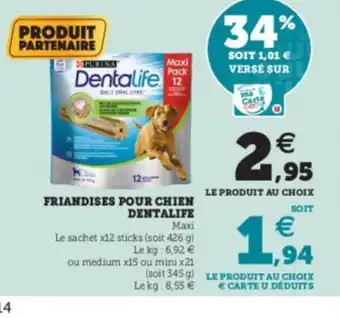 Super U Friandises Pour Chien offre