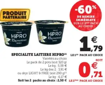 Specialite Laitiere Hipro