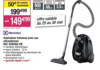 Migros Aspirateur traineau avec sac ultrasilencer offre