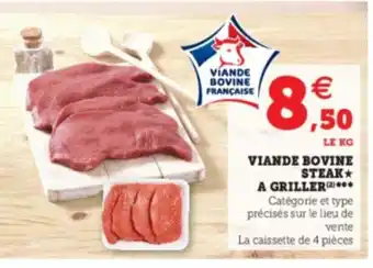 Super U Viande Bovine Steak offre