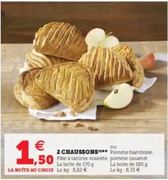 Super U 2 Chaussons offre