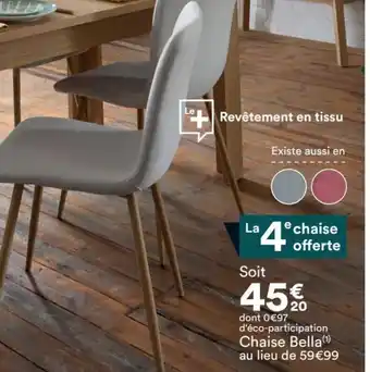 BUT Chaise Bella offre