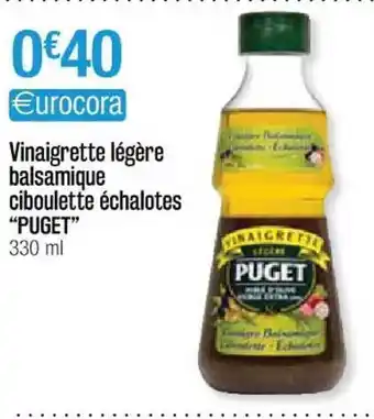 Cora x Carrefour Vinaigrette Légère Balsamique Ciboulette échalotes offre