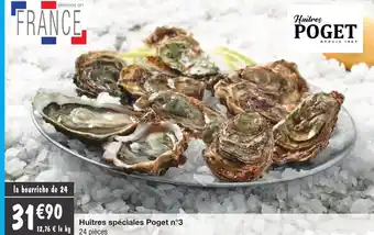 Migros Huîtres spéciales poget offre