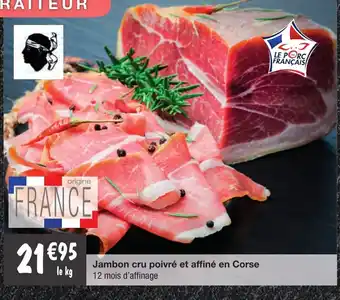 Migros Jambon cru poivré et affiné offre