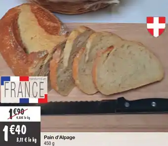 Migros Pain d'alpage offre