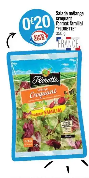 Cora x Carrefour Salade Mélange Croquant Format Familial offre
