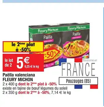 Migros Paëlla valenciana fleury michon offre
