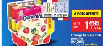 Migros Fromage frais aux fruits panachés offre