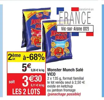 Migros Monster munch salé vico offre