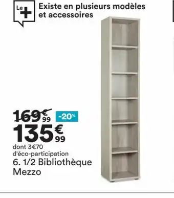 BUT 1/2 Bibliothéque Mezzo offre