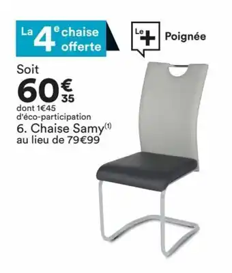 BUT Chaise Samy offre