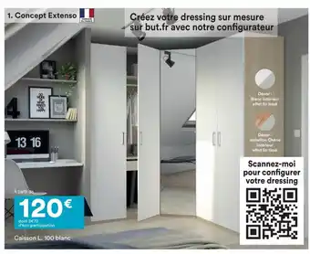 BUT Caisson 6. 100 Blanc offre