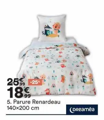 BUT Parure Renardeau 140x200 cm offre