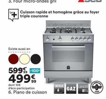BUT Piano De Cuisson offre