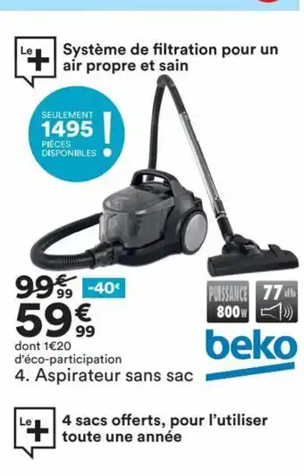 BUT Aspiratur Sans Sac offre