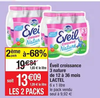 Migros éveil croissance 3 nature de 12 à 36 mois offre