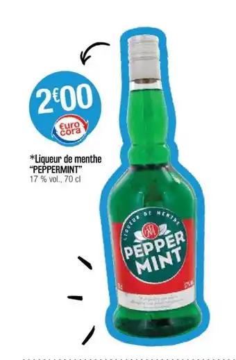Cora x Carrefour Liqueur De Menthe offre