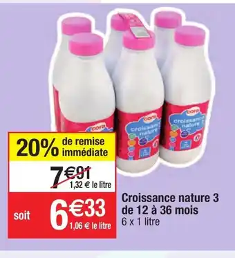 Migros Croissance nature 3 de 12 à 36 mois offre