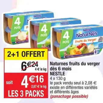 Migros Naturnes fruits du verger dès 6 mois offre