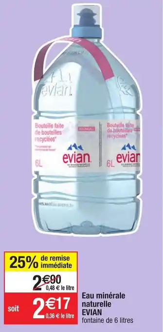 Migros Eau minérale naturelle offre