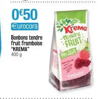 Cora x Carrefour Bonbons Tendre Fruit Framboise offre