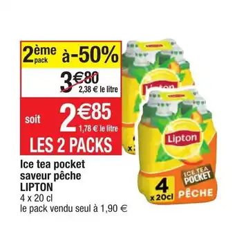 Migros Ice Tea pocket saveur pêche offre