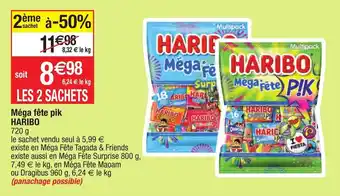 Migros Méga fête pik Haribo offre