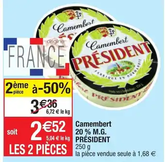 Migros Camembert 20% M.G offre