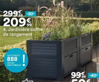 BUT Jardinière coffre de rangement offre