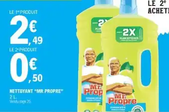 E.Leclerc Nettoyant "mr propre" offre