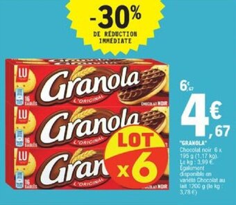 E.Leclerc "Granola" offre