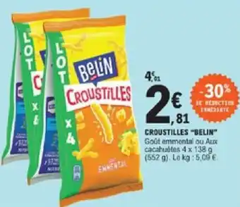 E.Leclerc Croustilles "belin" offre