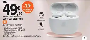 E.Leclerc Écouteur bluetooth offre