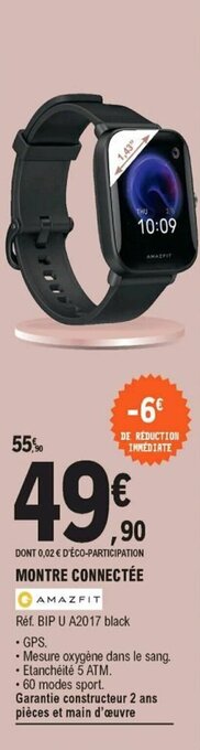E.Leclerc Montre connectée offre