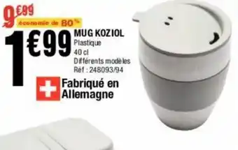 La Foir'Fouille Mug koziol offre