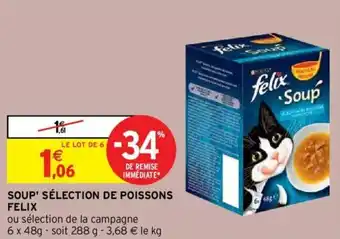 Intermarché Soup' sélection de poissons felix offre