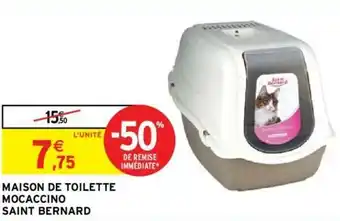 Maison de toilette mocaccino saint bernard