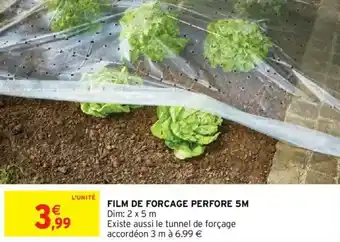 Intermarché Film de forcage perfore 5m offre