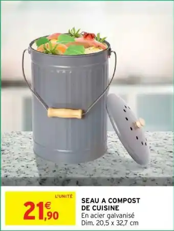 Intermarché Seau a Compost de Cuisine offre