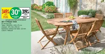 Intermarché Set 7 Pièces Yaga offre