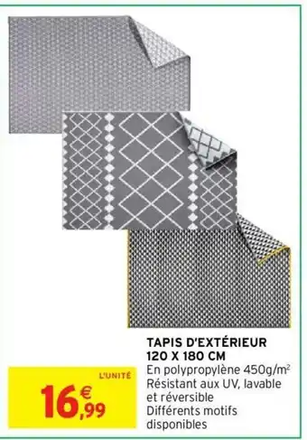 Intermarché Tapis d'Extérieur 120 x 180 cm offre