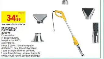 Intermarché Desherbeur Electrique offre