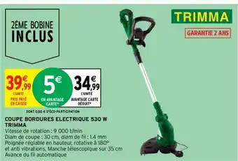 Intermarché Coupe Bordures Electrique 530w offre